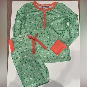 Green and Orange Kids Pajamas